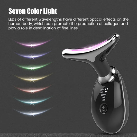 7-in-1 Facial Massager with LED Therapy